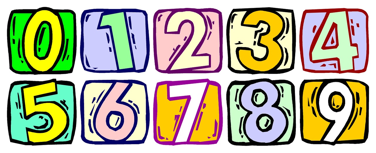 numbers numbering school free photo