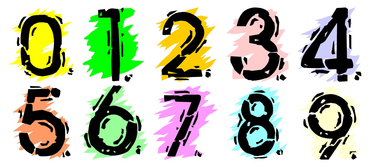 numbers numbering school free photo