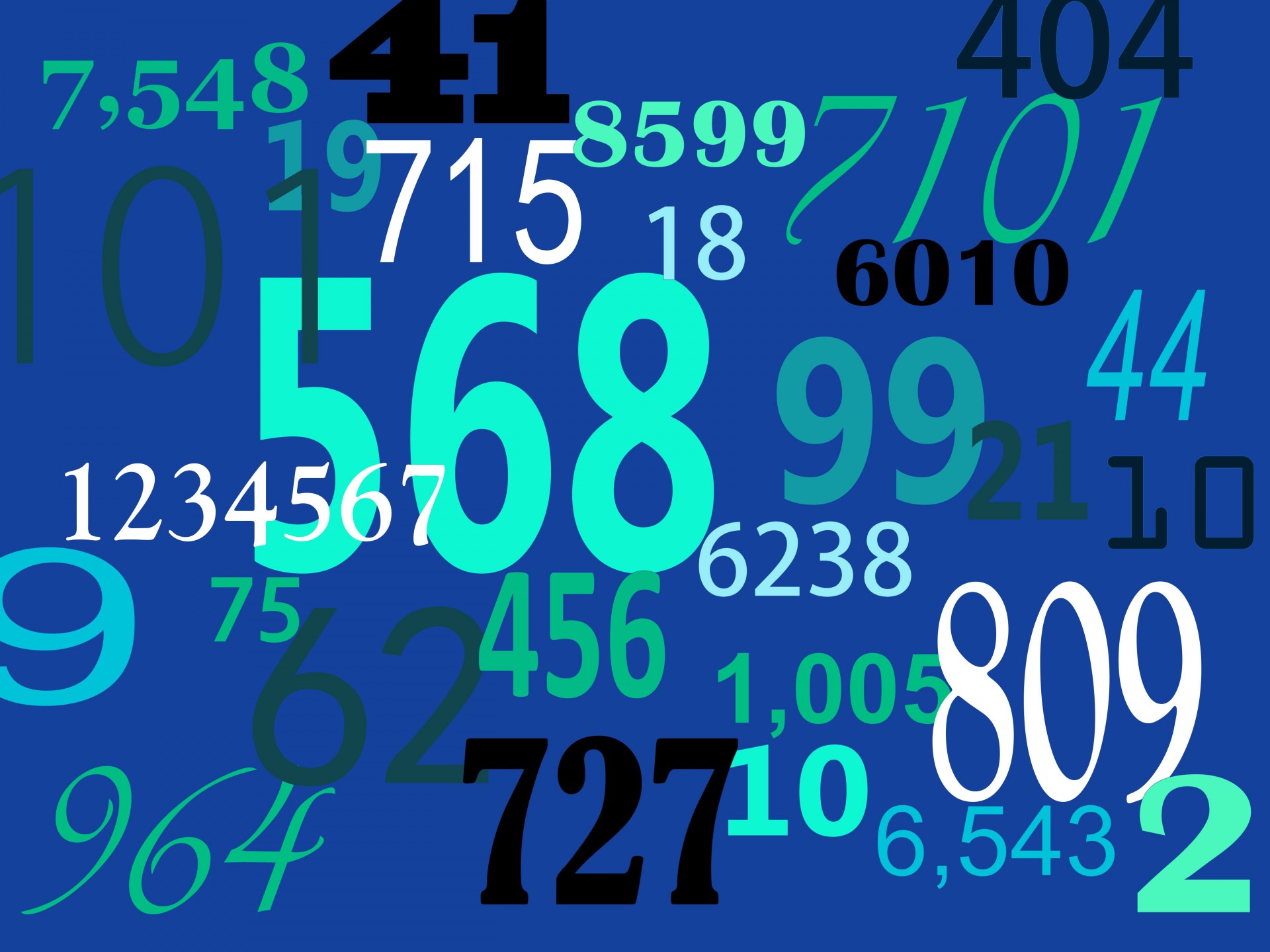 numbers math count free photo