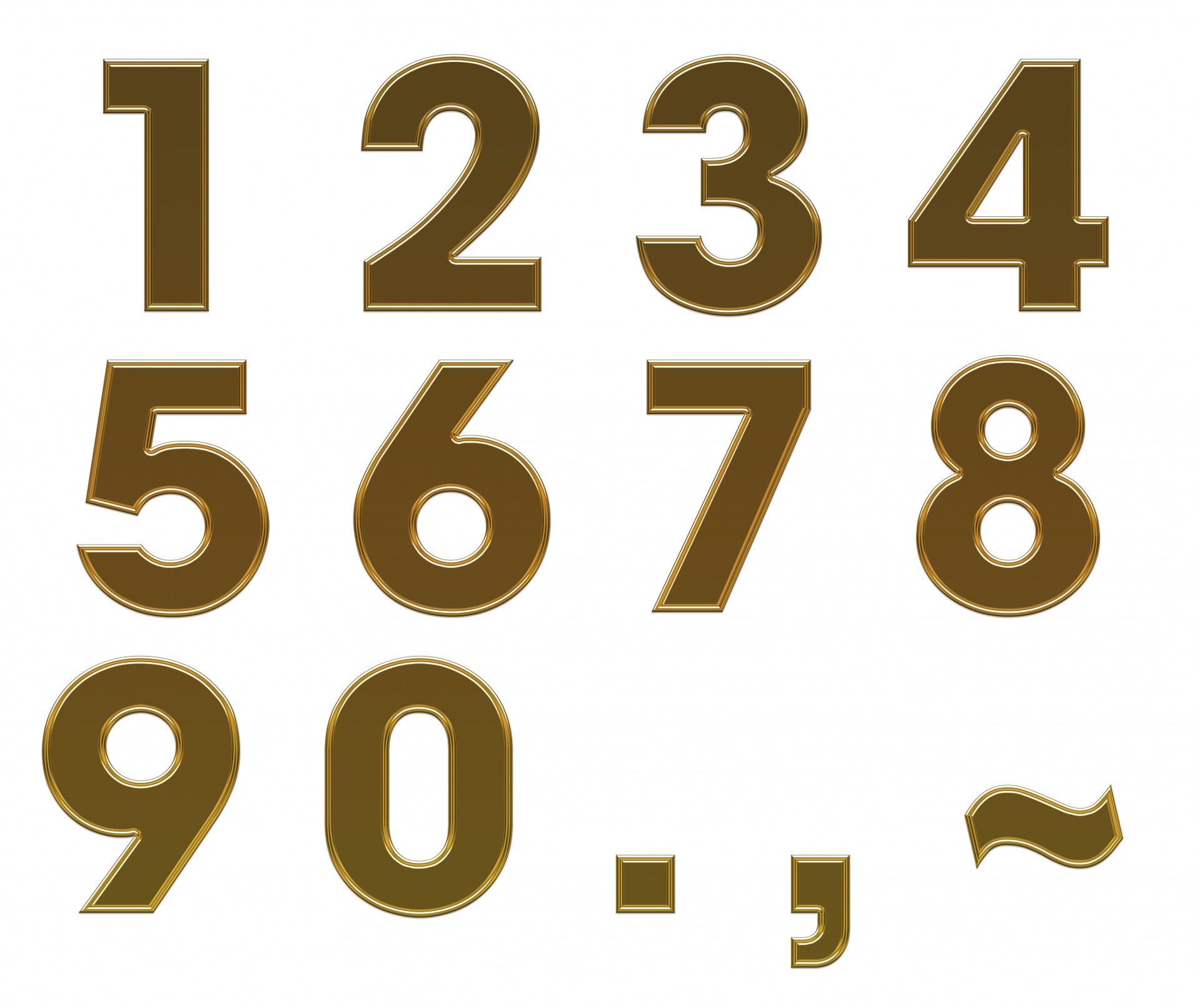 money numbers symbols free photo