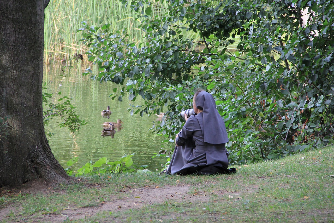 nun contrast photography free photo