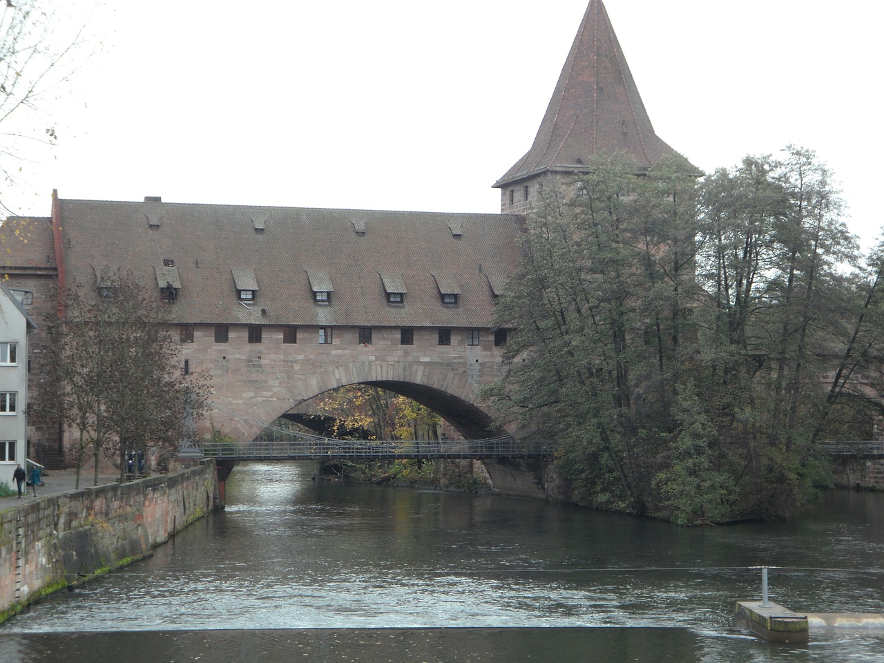 nuremberg old town pegnitz free photo