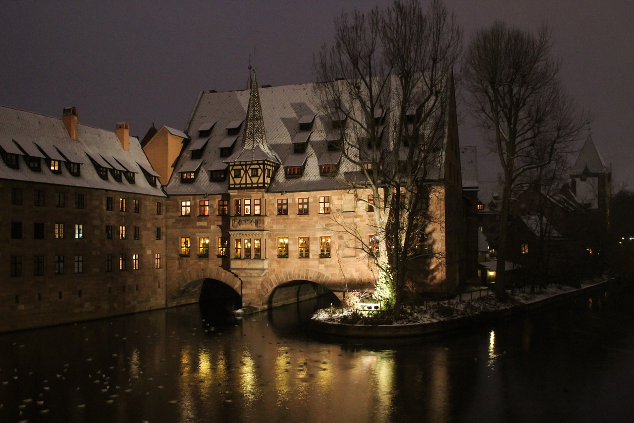 nuremberg winter middle ages free photo