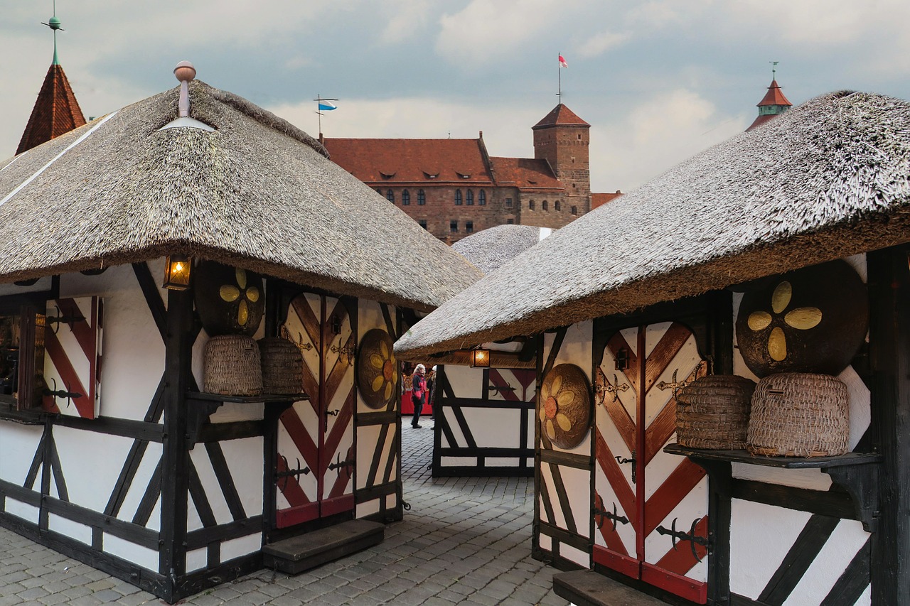 nuremberg christmas market gingerbread house free photo