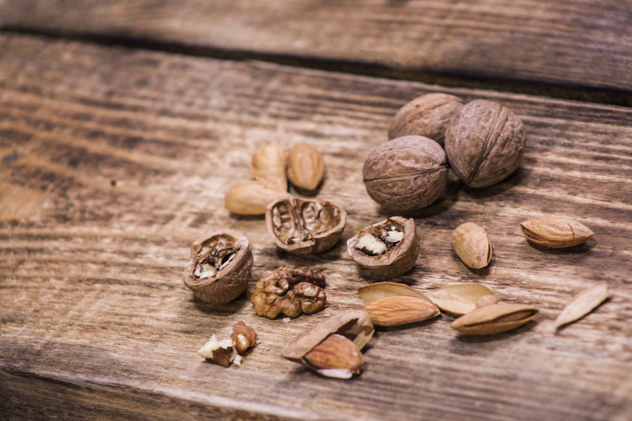 nuts walnut almond free photo