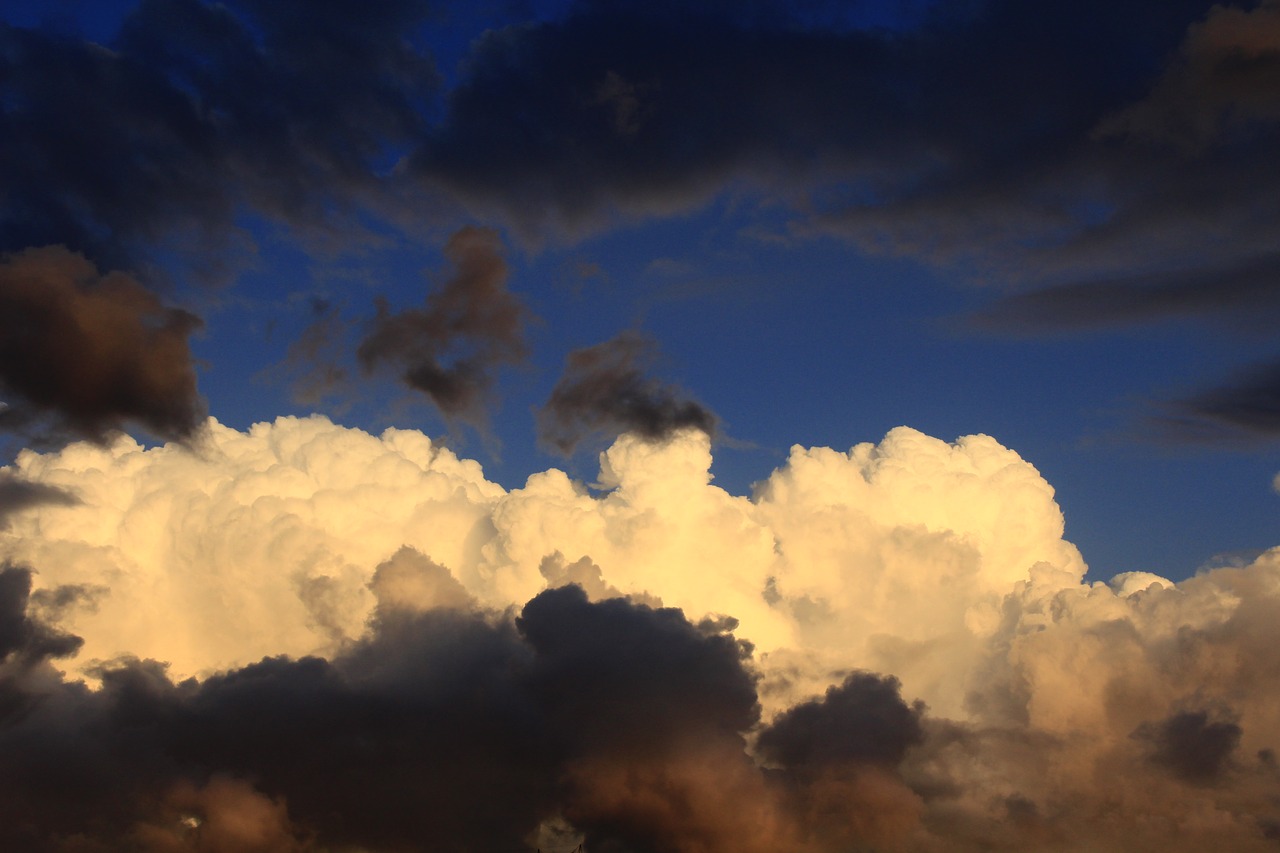 clouds sky background free photo