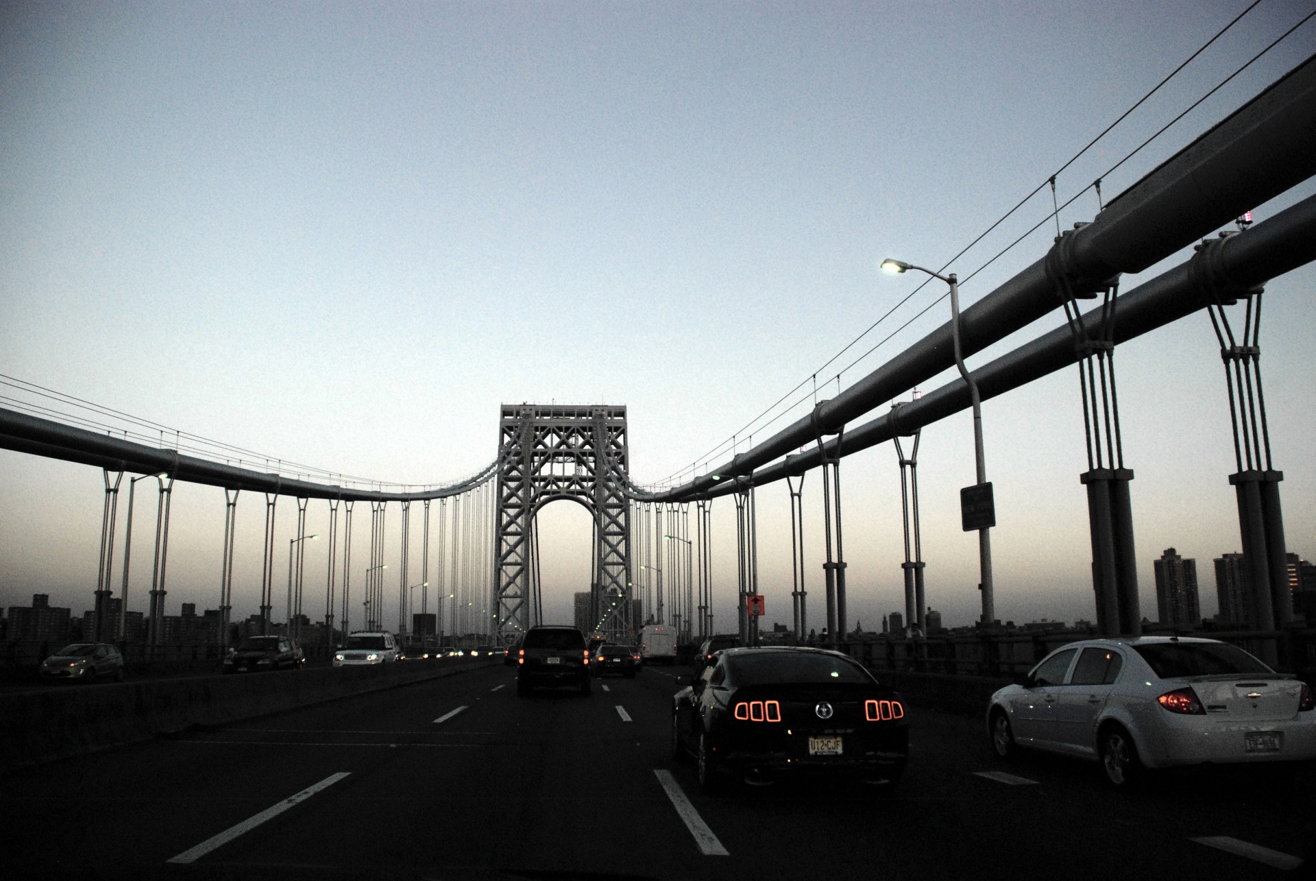 new york bridge road free photo