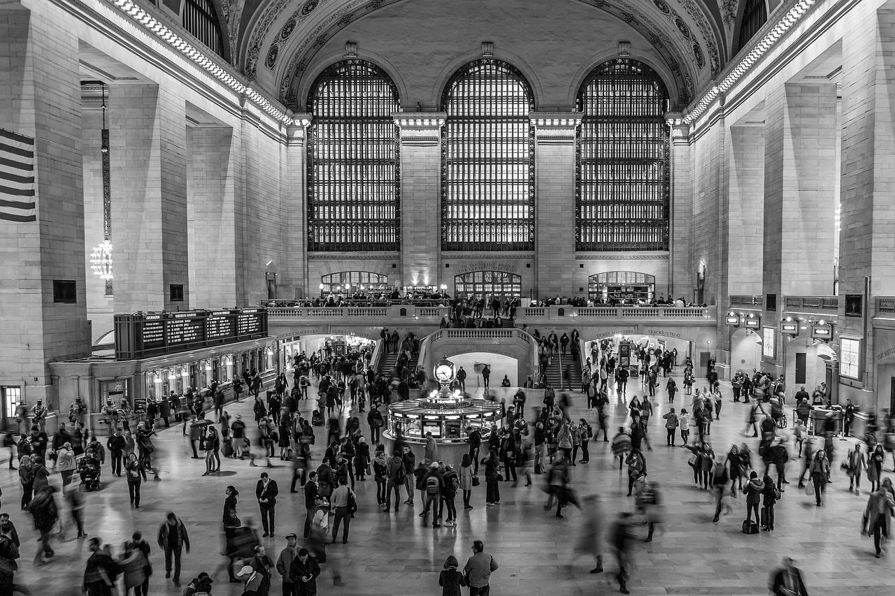 nyc grand central station manhatten free photo