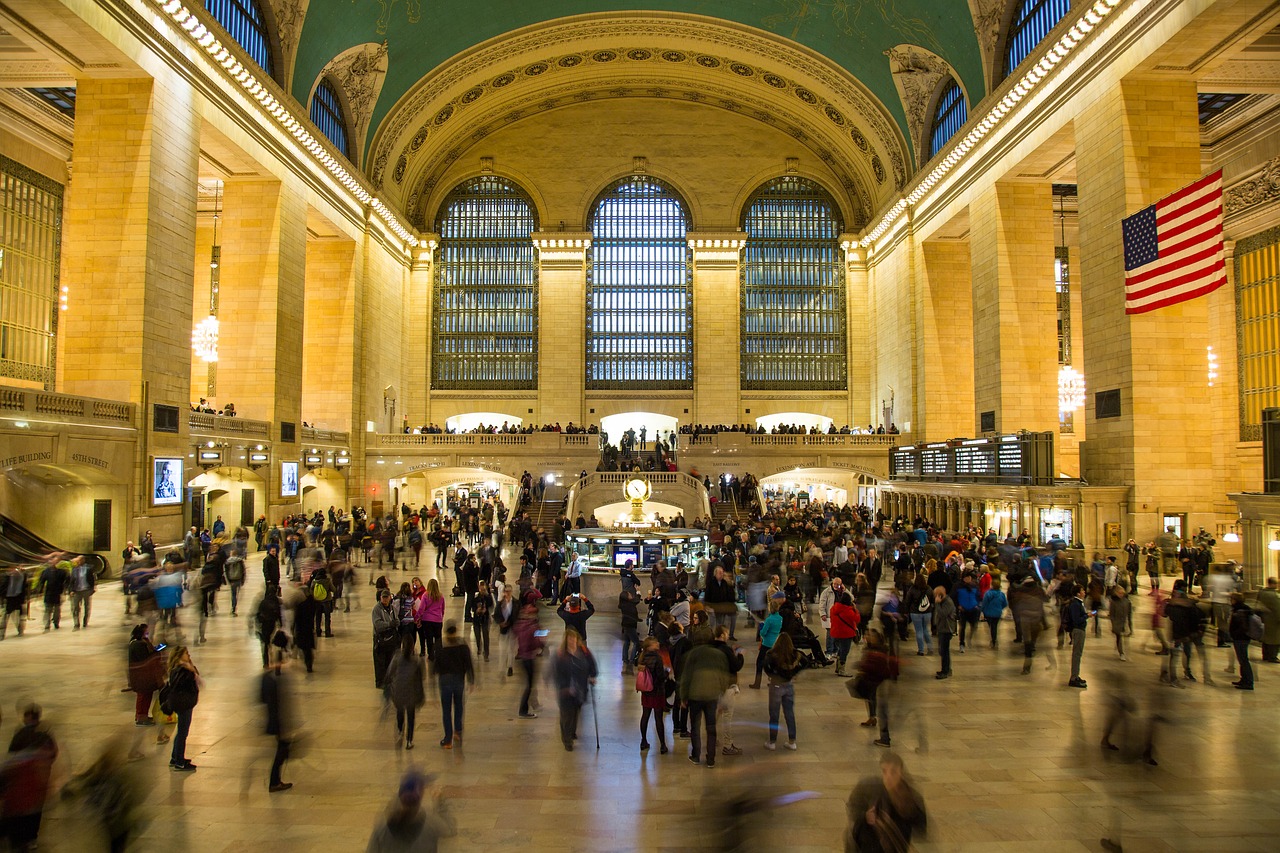 nyc grand central station manhatten free photo