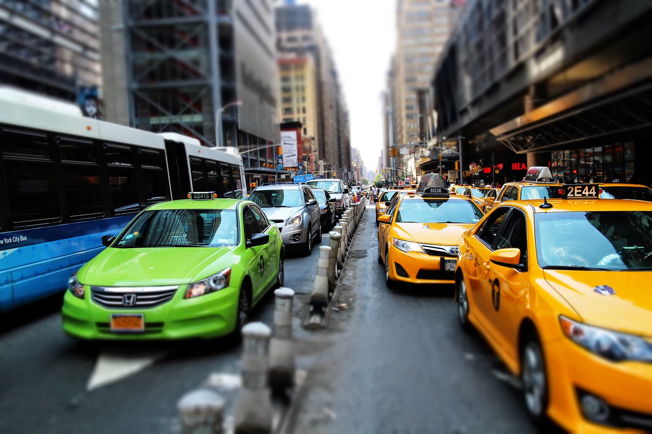 nyc cab street free photo