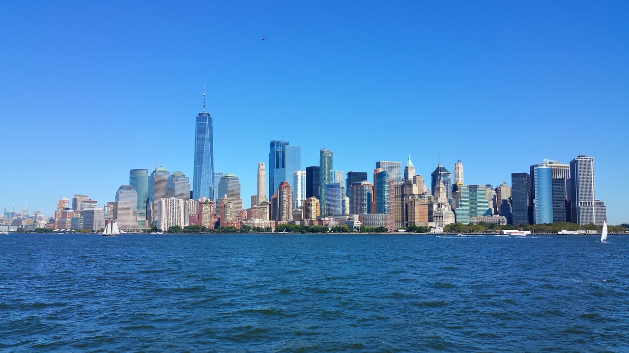 nyc  skyline  manhattan free photo