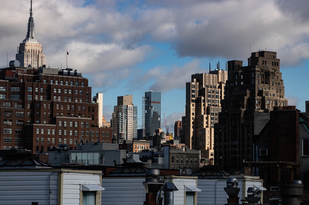 nyc  skyline  new york free photo