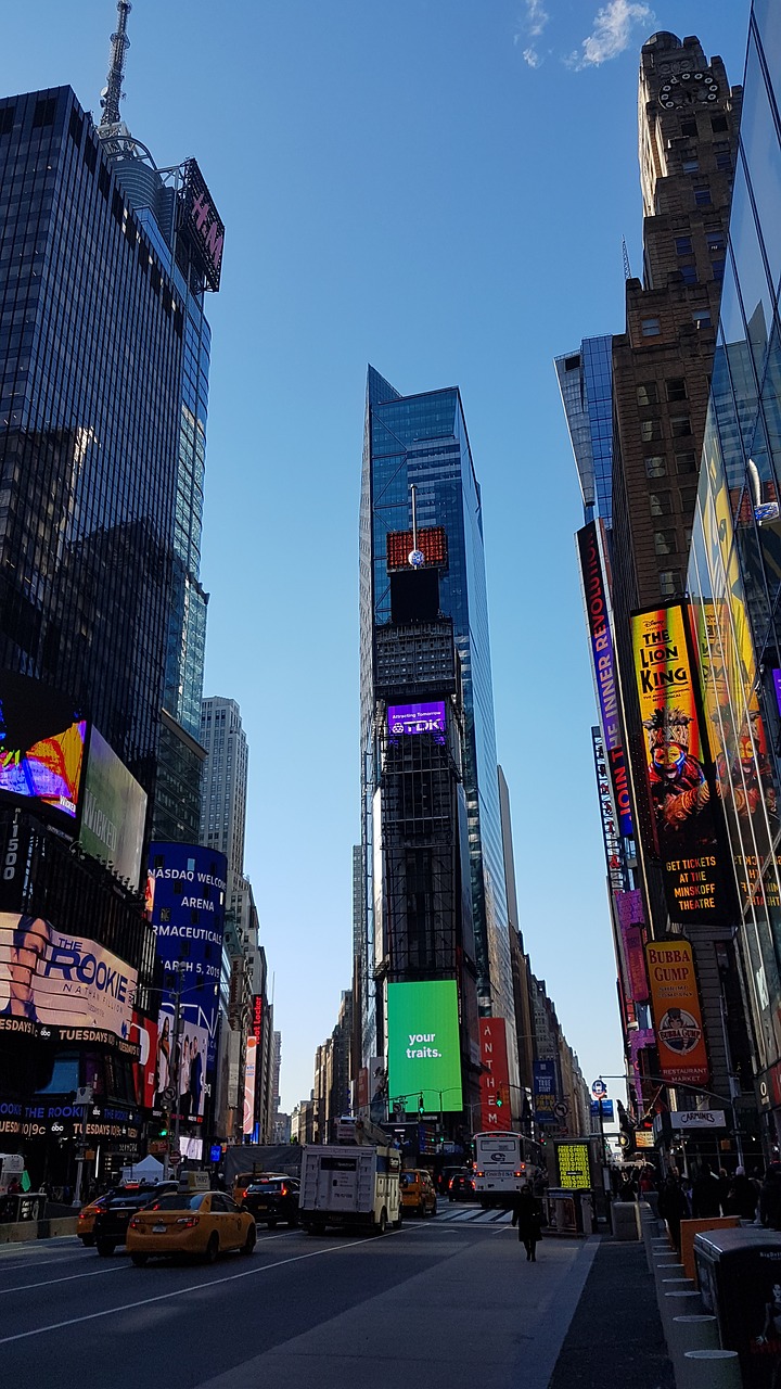 nyc  manhattan  skyscrapers free photo