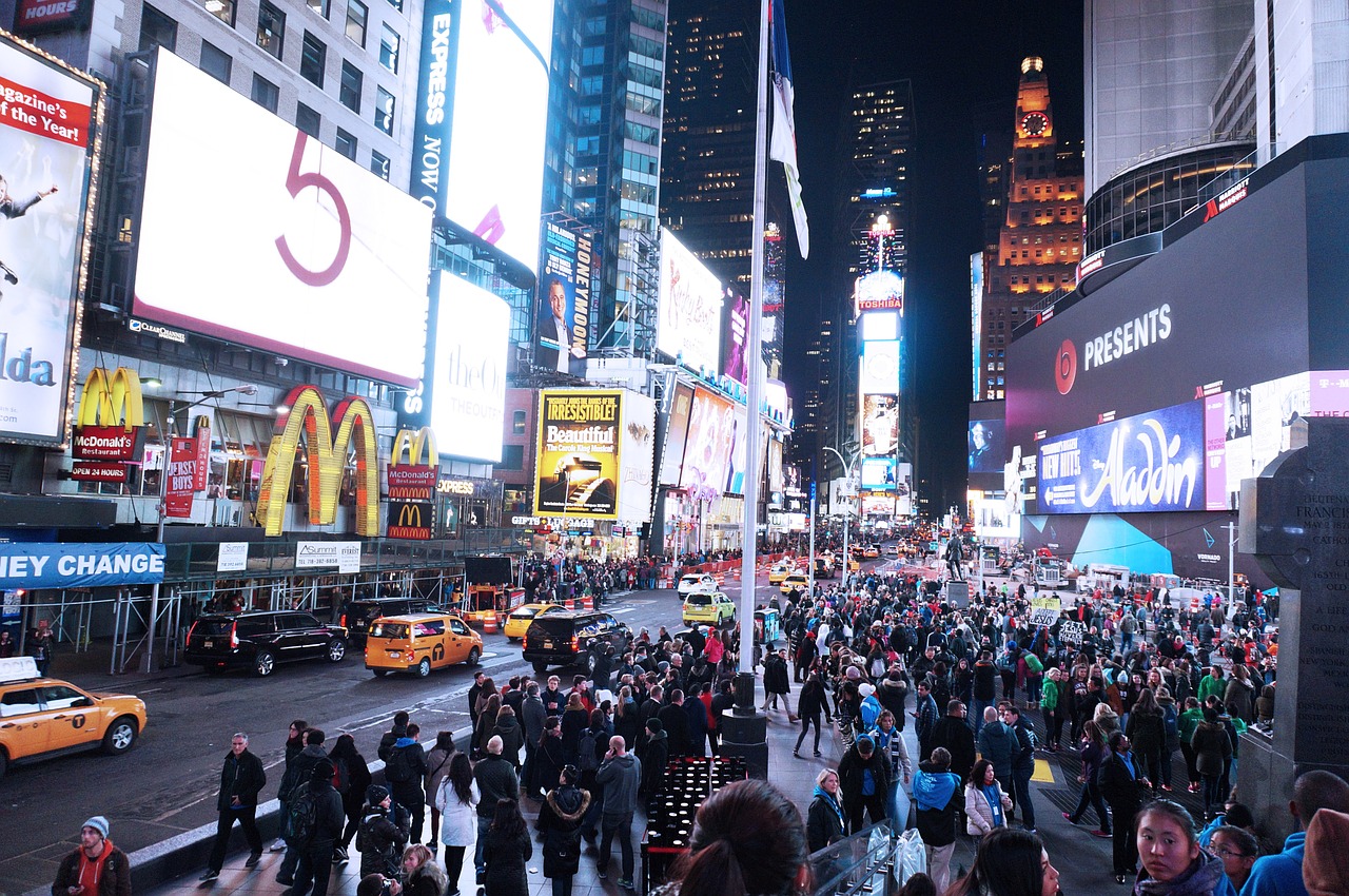 nyc timessquare city free photo