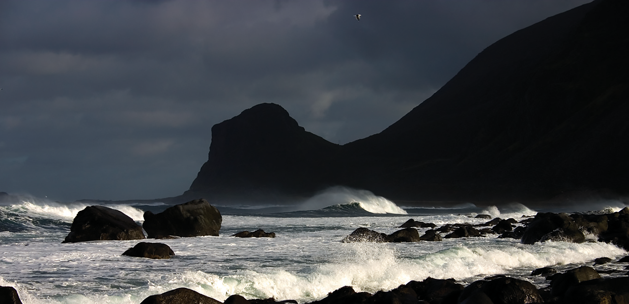 nykvåg waves wind free photo