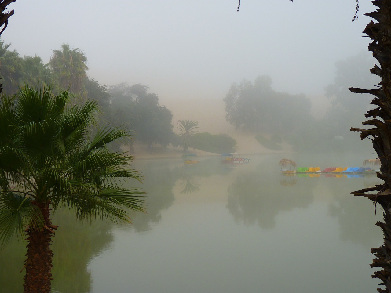 oasis fog evaporating free photo