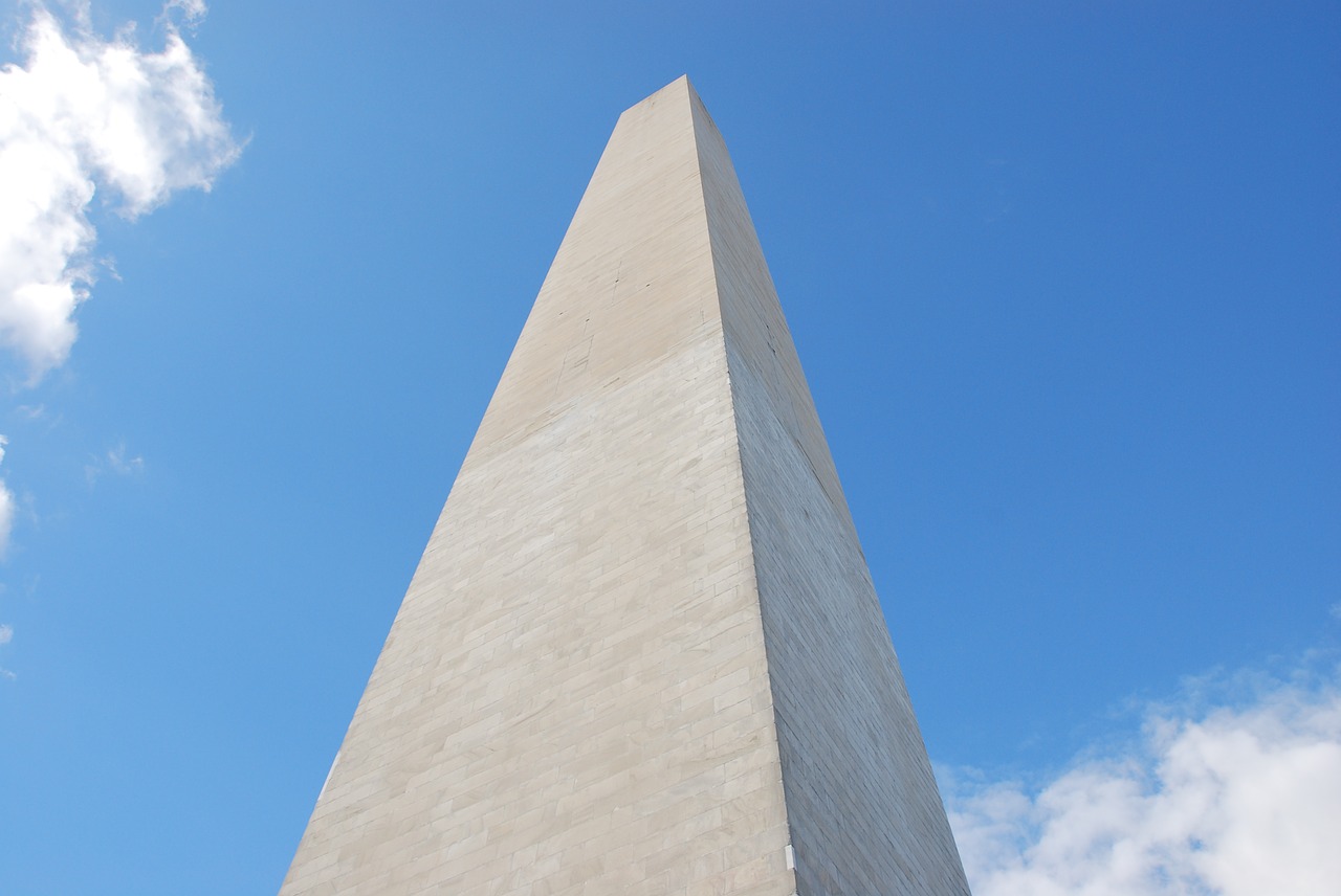 obelisk washington sky free photo