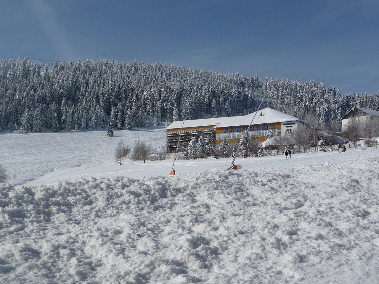 oberwiesenthal panorama winter free photo
