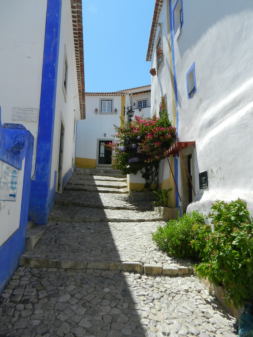 obidos portugal city free photo