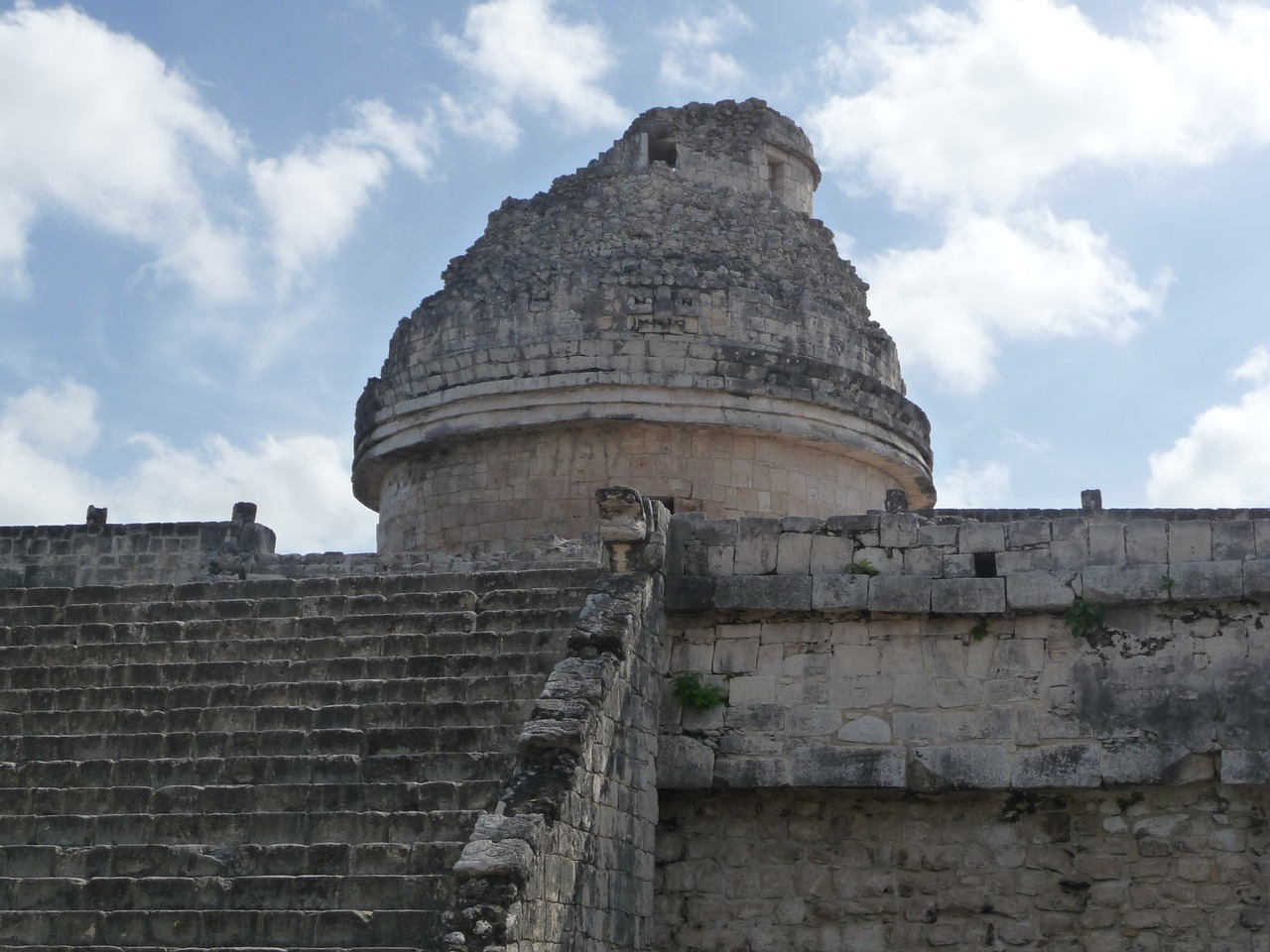 observatory yucatan mexico free photo