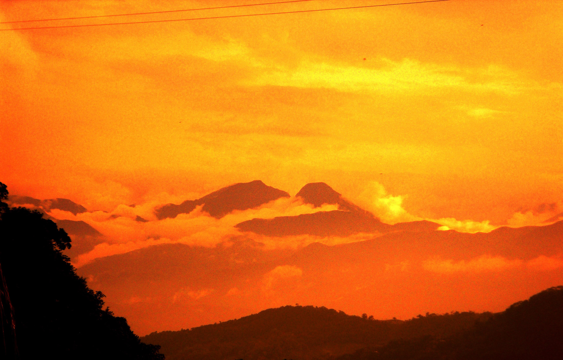 orange sunset orange sunset free photo