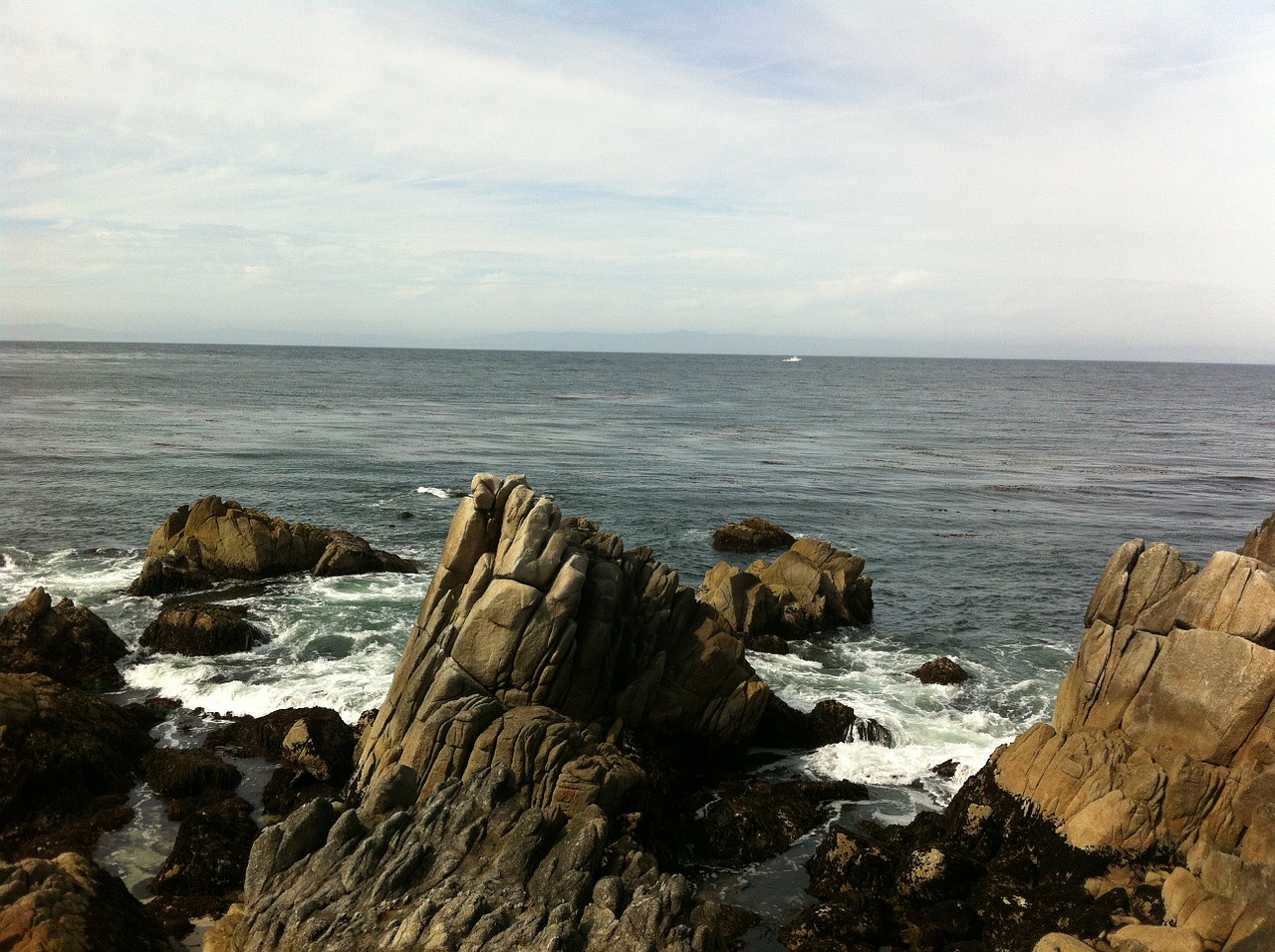 ocean beach pacific grove free photo