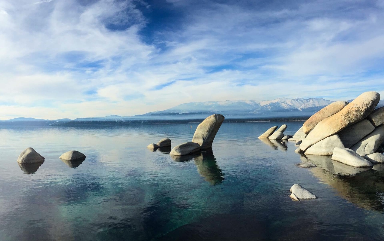 ocean rocks stones free photo