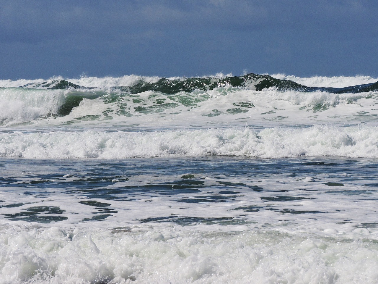 ocean waves pacific free photo