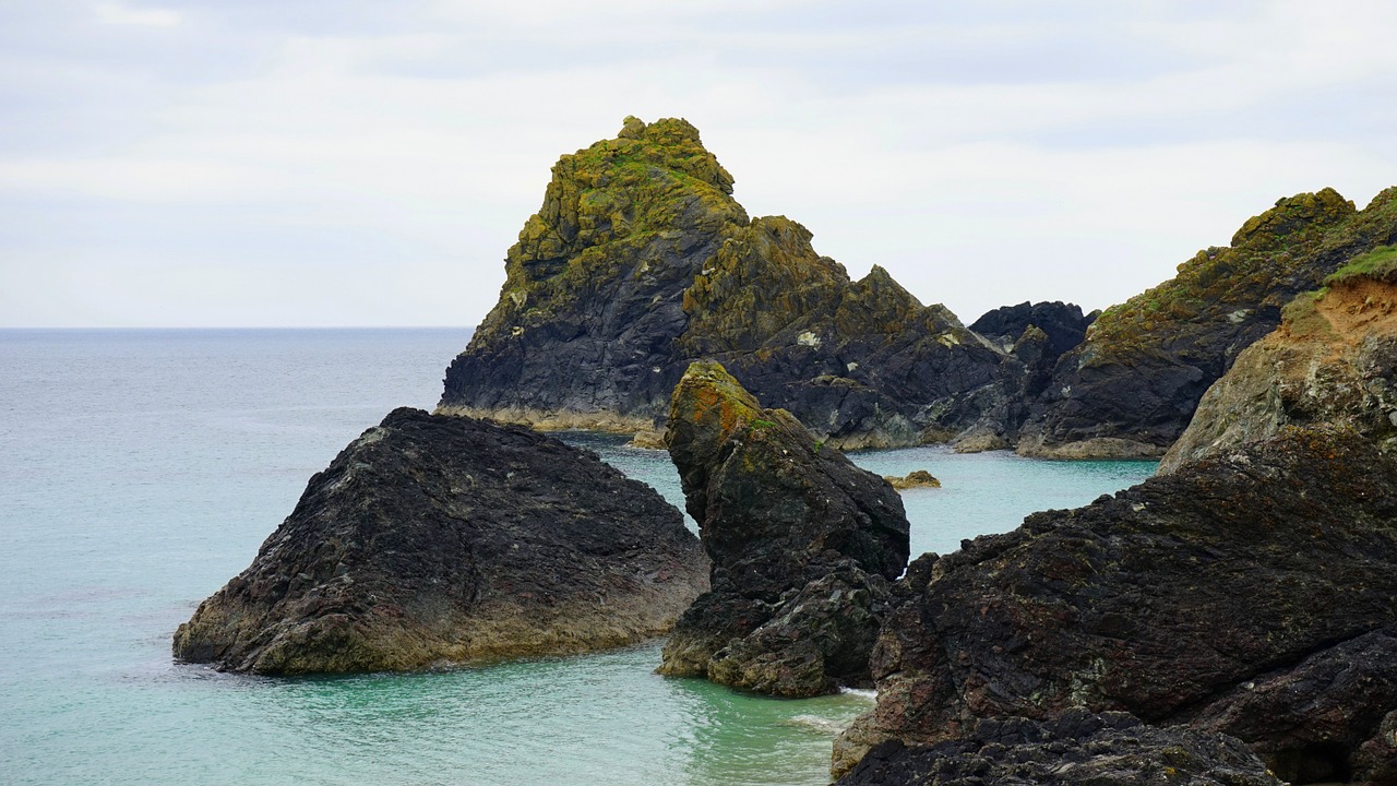 ocean rocks sea free photo