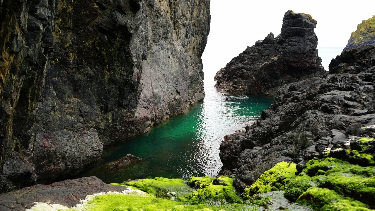 ocean rocks sea free photo