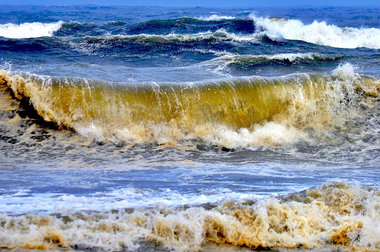ocean waves tide free photo