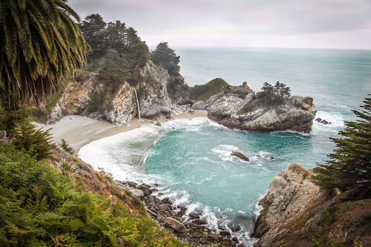 ocean sand rocky free photo