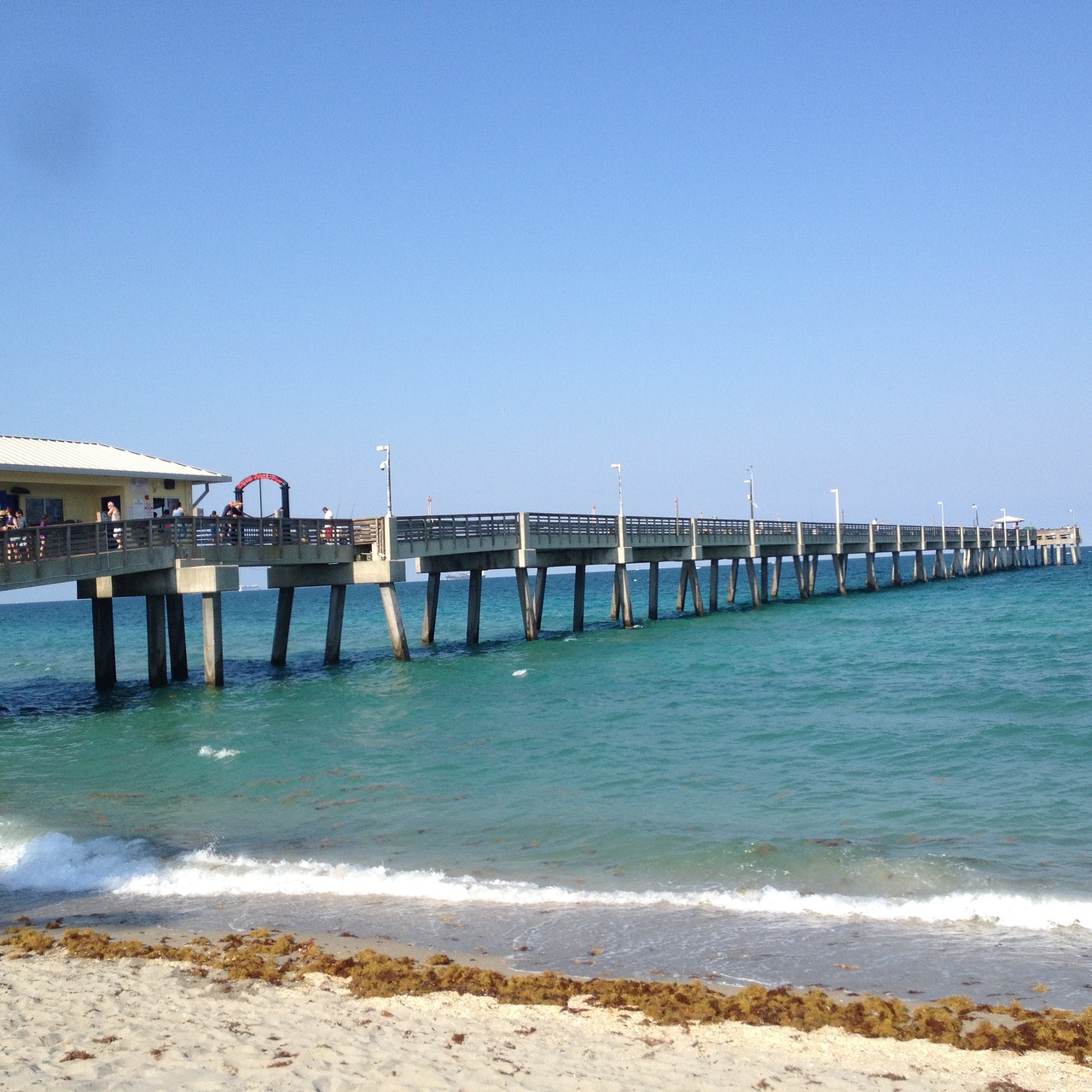 ocean pier vacation free photo