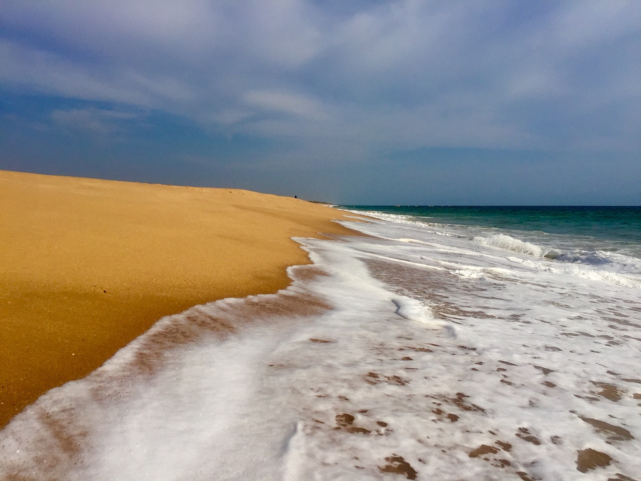 ocean arabian sand gold free photo