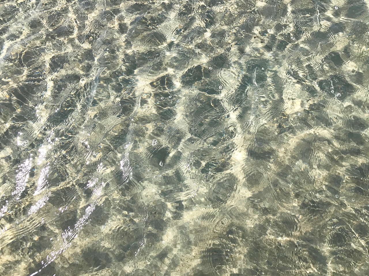 ocean shallow reflect free photo