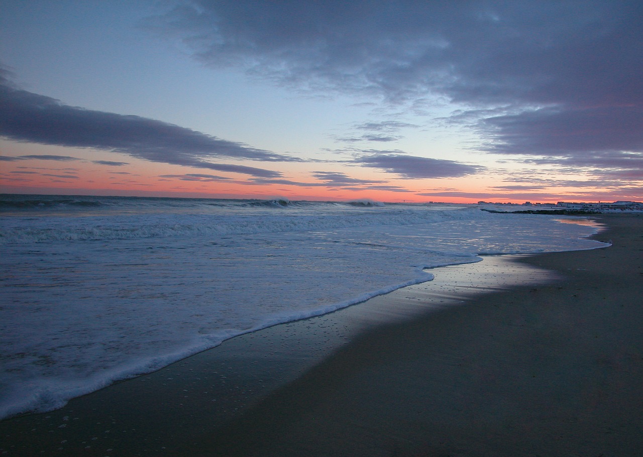 ocean sunset nh free photo