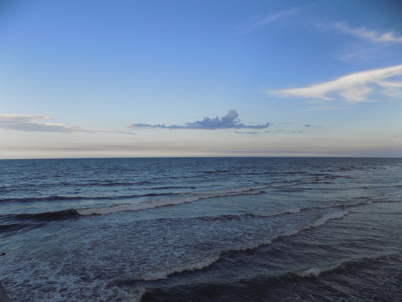 ocean sunset beach sky free photo