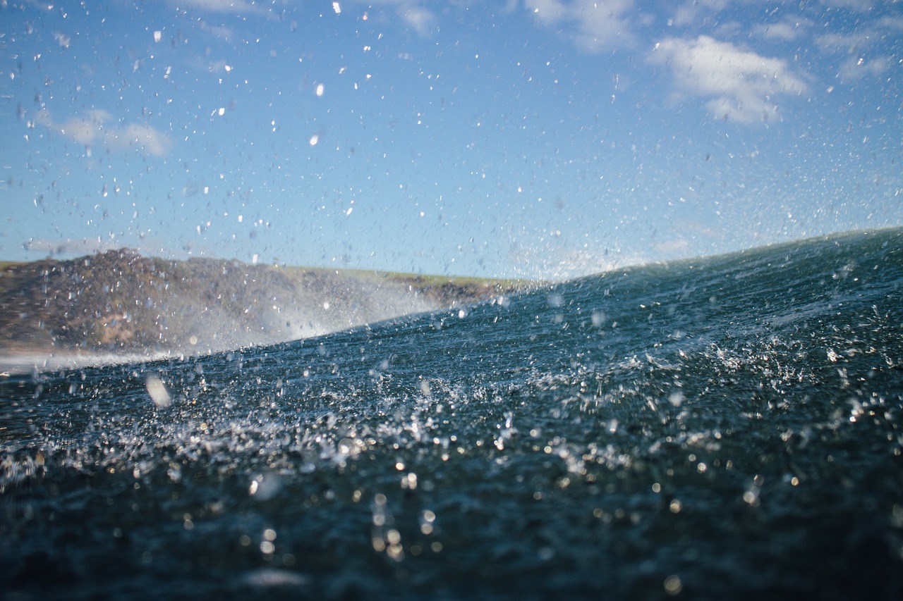 ocean sea splash free photo