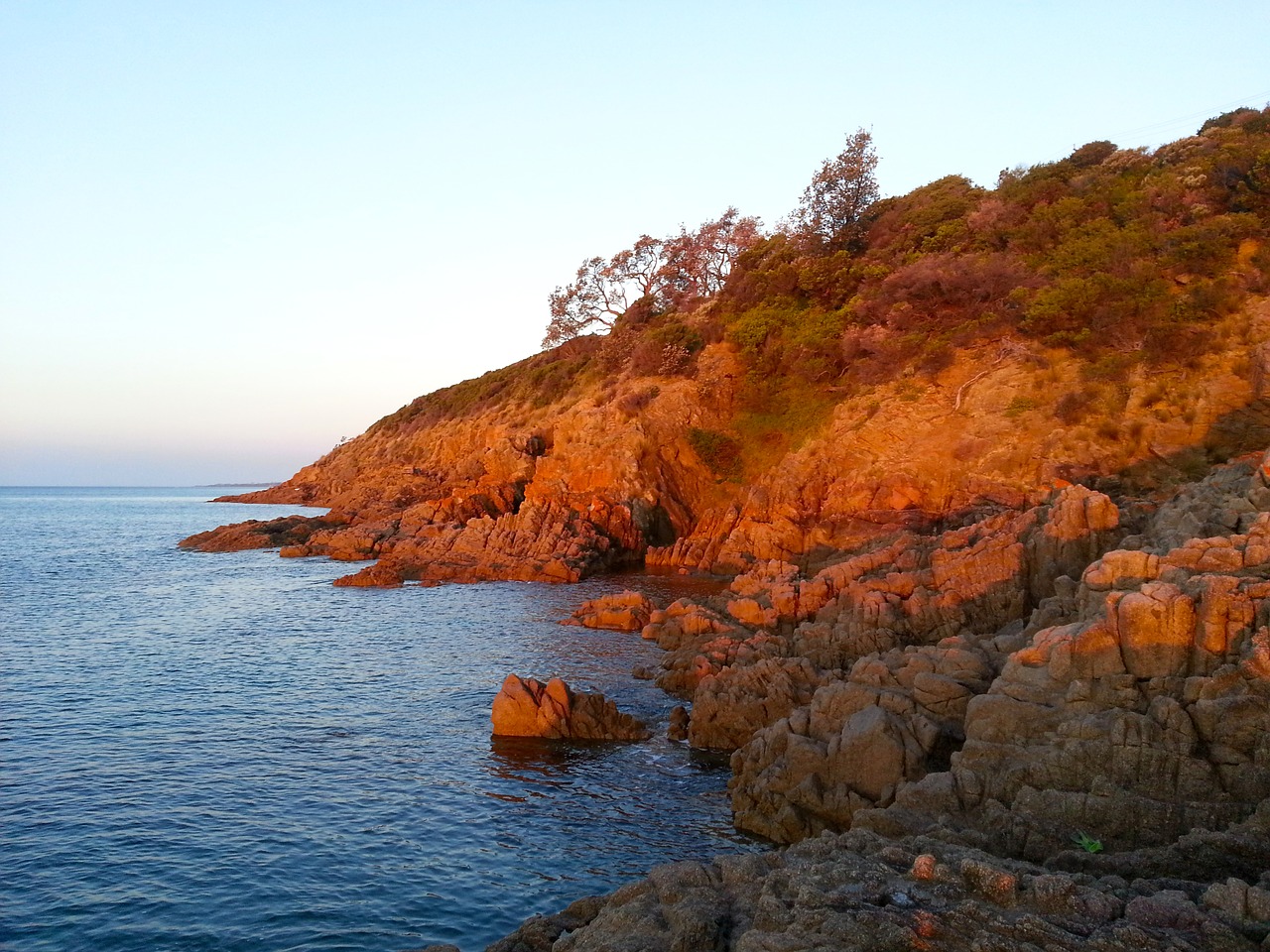 ocean rocks sea free photo