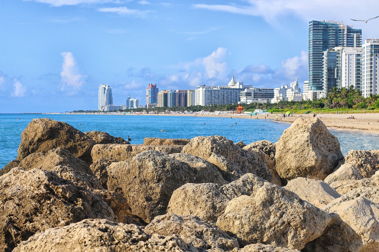 ocean atlantic miami beach free photo