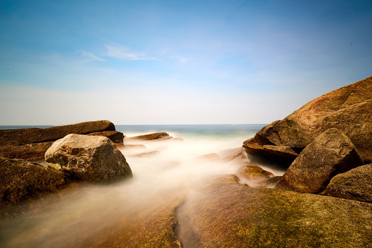 ocean  rock  blue free photo