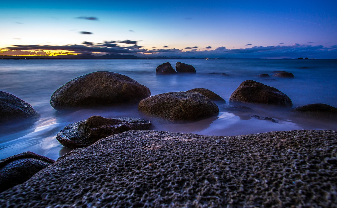 ocean  rocks  beach free photo