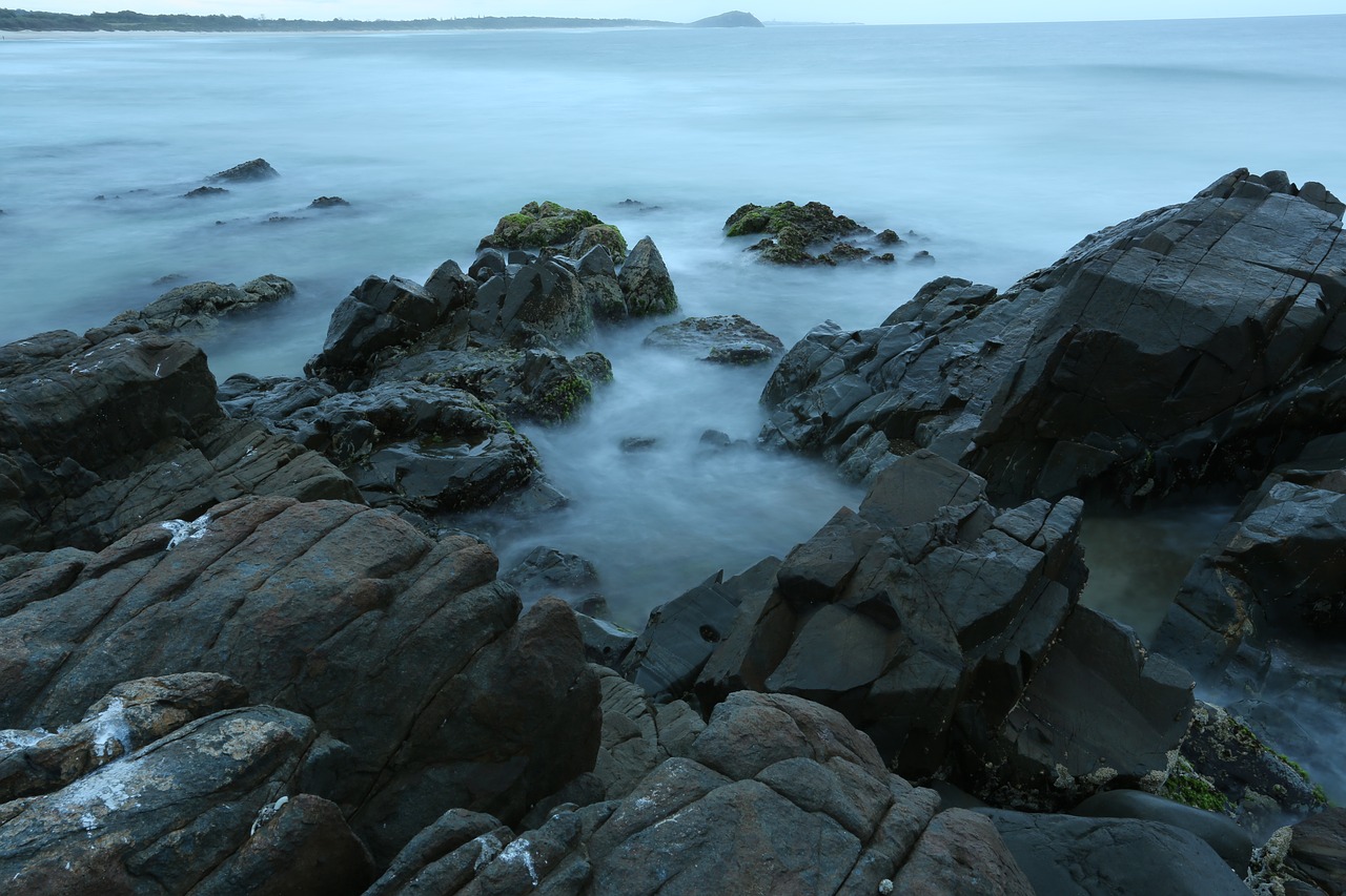 ocean  rocks  beach free photo