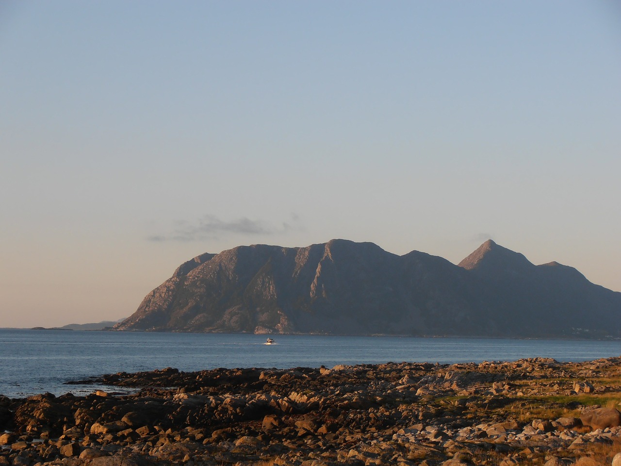 ocean coastline mountain free photo