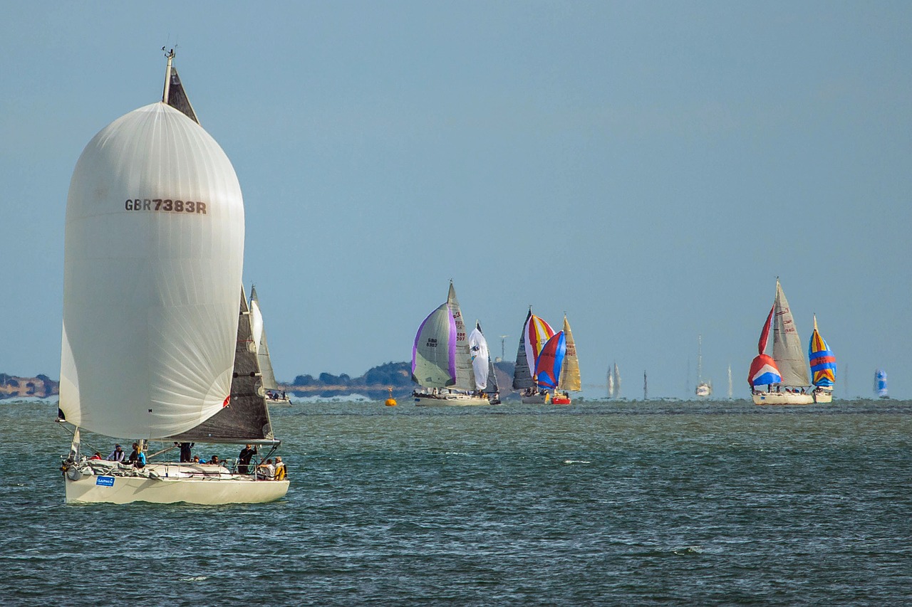 ocean water yachting free photo