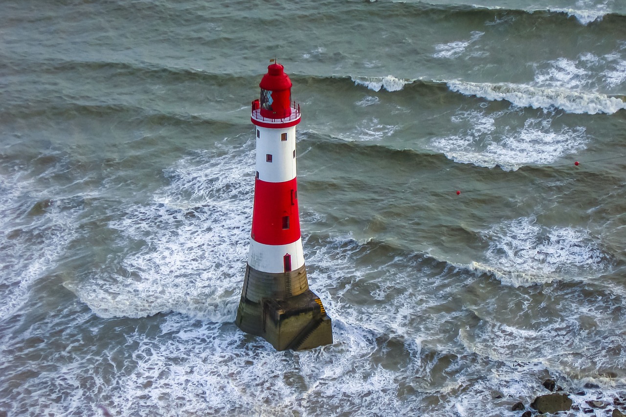 ocean lighthouse united states of america free photo