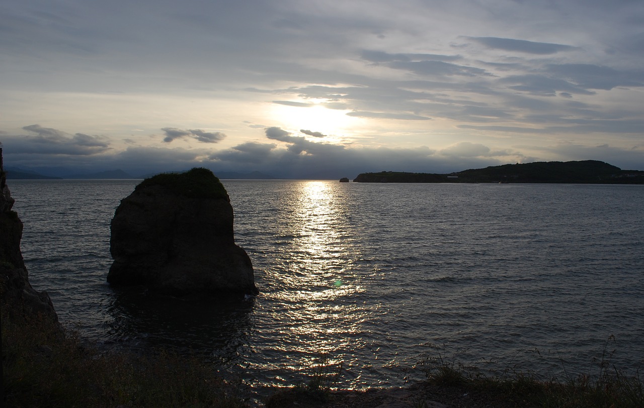 ocean evening beach free photo