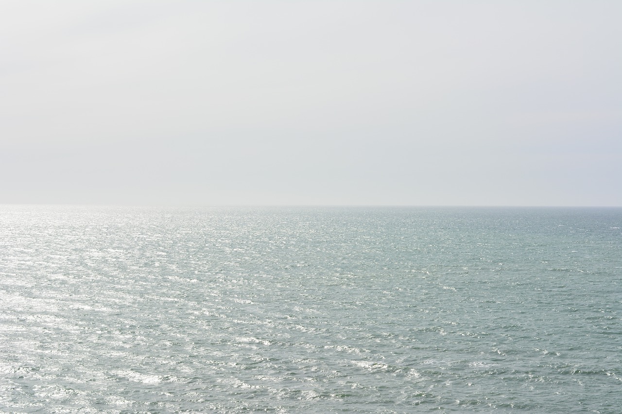 ocean sea horizon free photo