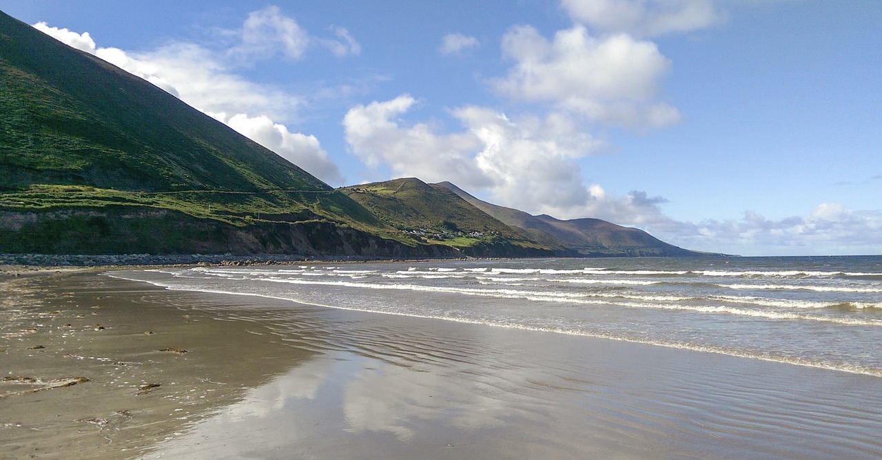 ocean sea mountains free photo