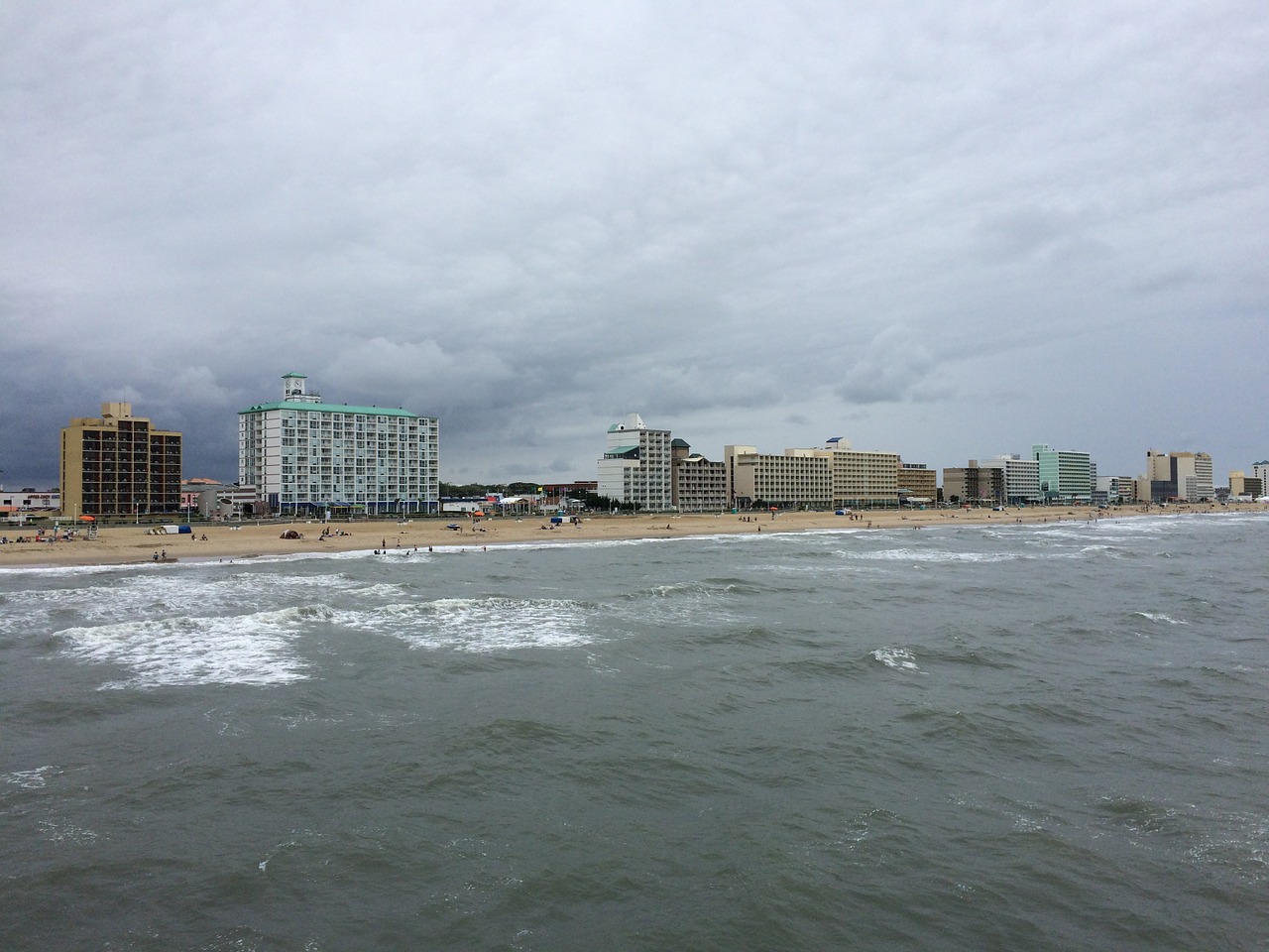 ocean clouds water free photo